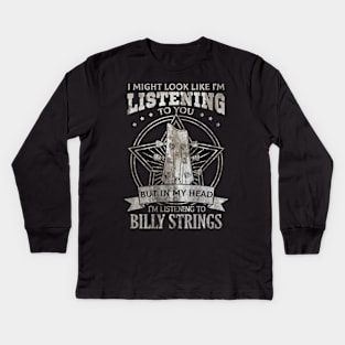 Billy Strings Kids Long Sleeve T-Shirt